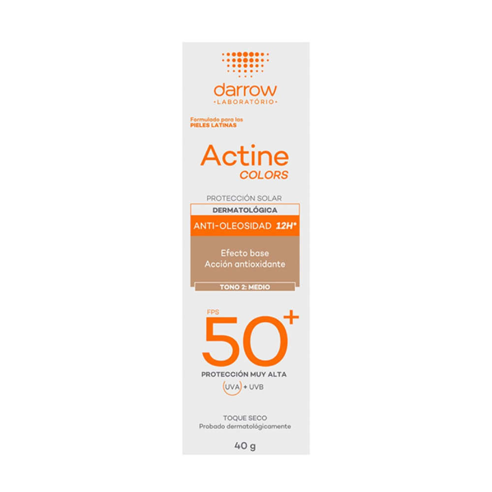 DARROW  ACTINE COLORS FPS 50+ TONO 2: MEDIO  40G