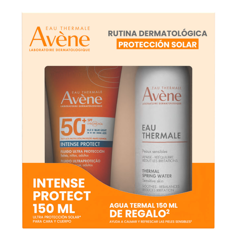 KIT INTENSE PROTECT FPS 50 150ML + AGUA TERMAL 150ML