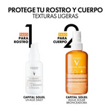 CAPITAL SOLEIL AGUA SOLAR BRONCEADORA FPS 50 200 ML