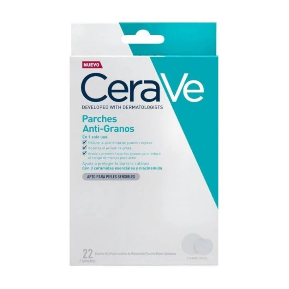 CERAVE PARCHES CONTROL IMPERFECCIONES CON ACIDO SALICILICO 22 PIEZAS