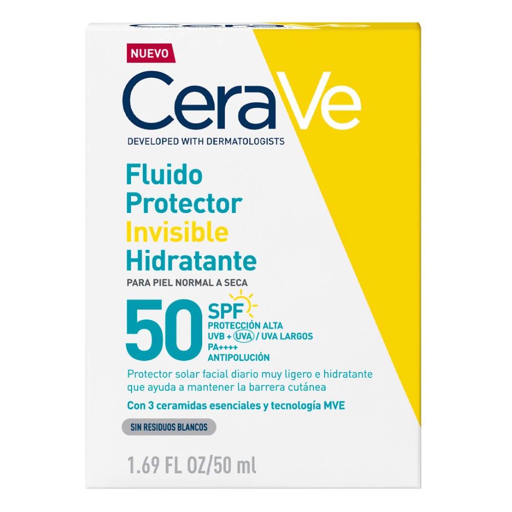 FLUIDO PROTECTOR SOLAR INVISIBLE HIDRATANTE 50FPS