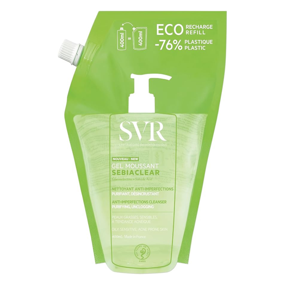 SEBIACLEAR GEL MOUSSANT REFIL 400 ML