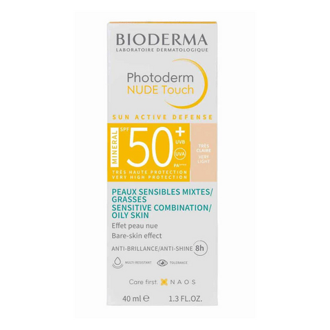 PHOTODERM NUDE TOUCH SPF50+ TONO MUY CLARO 40 ML (NUEVO)