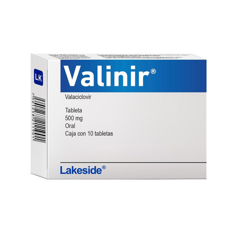 VALINIR 500MG CAJA CON 10 TABLETAS