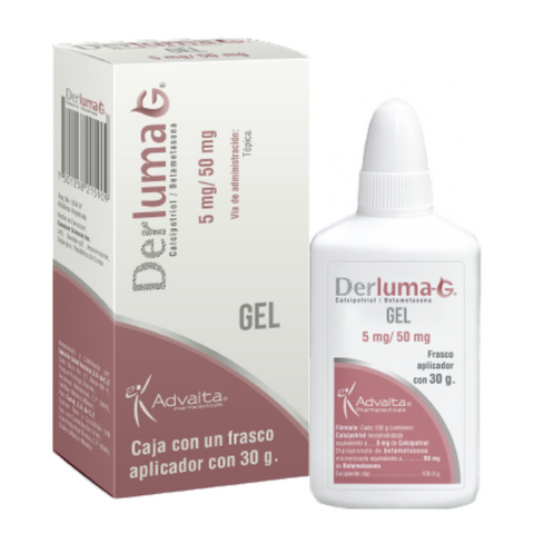 DERLUMAR-G GEL (CALCIPOTRIOL 5 MG / BETAMETASONA 50 MG) 30 G