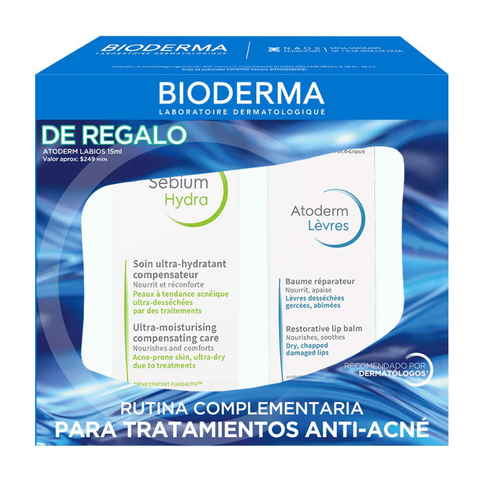 SÉBIUM HYDRA 40ML + ATODERM LABIOS 15ML