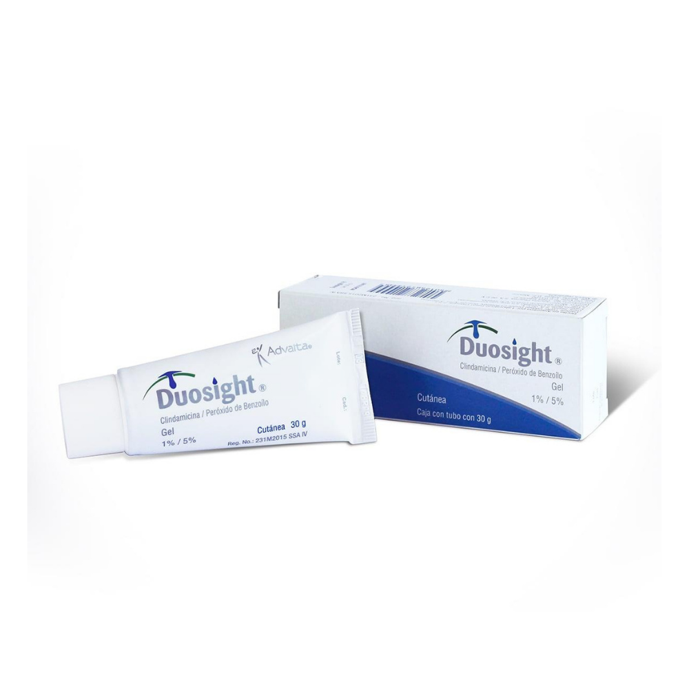 DUOSIGHT GEL TUBO 30 GR (CLINDAMICINA/PBO)