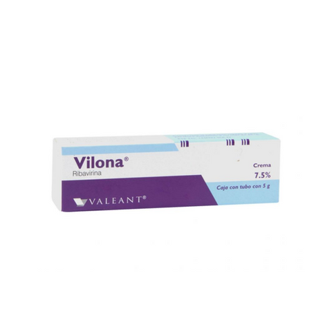 VILONA CREMA 7.5% TUBO 5MG (RIBAVIRINA)
