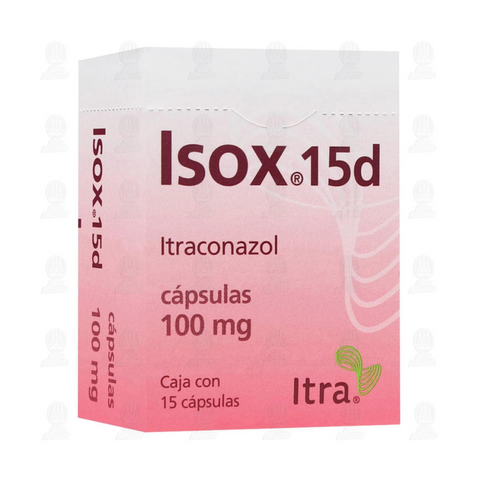ISOX 100MG 15 CAPSULAS  (ITRACONAZOL)