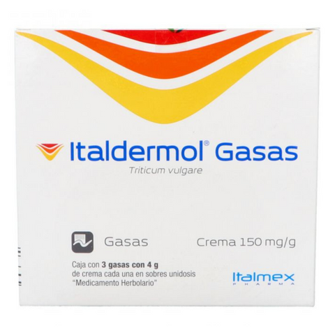 ITALDERMOL GASAS-CREMA CAJA C/03