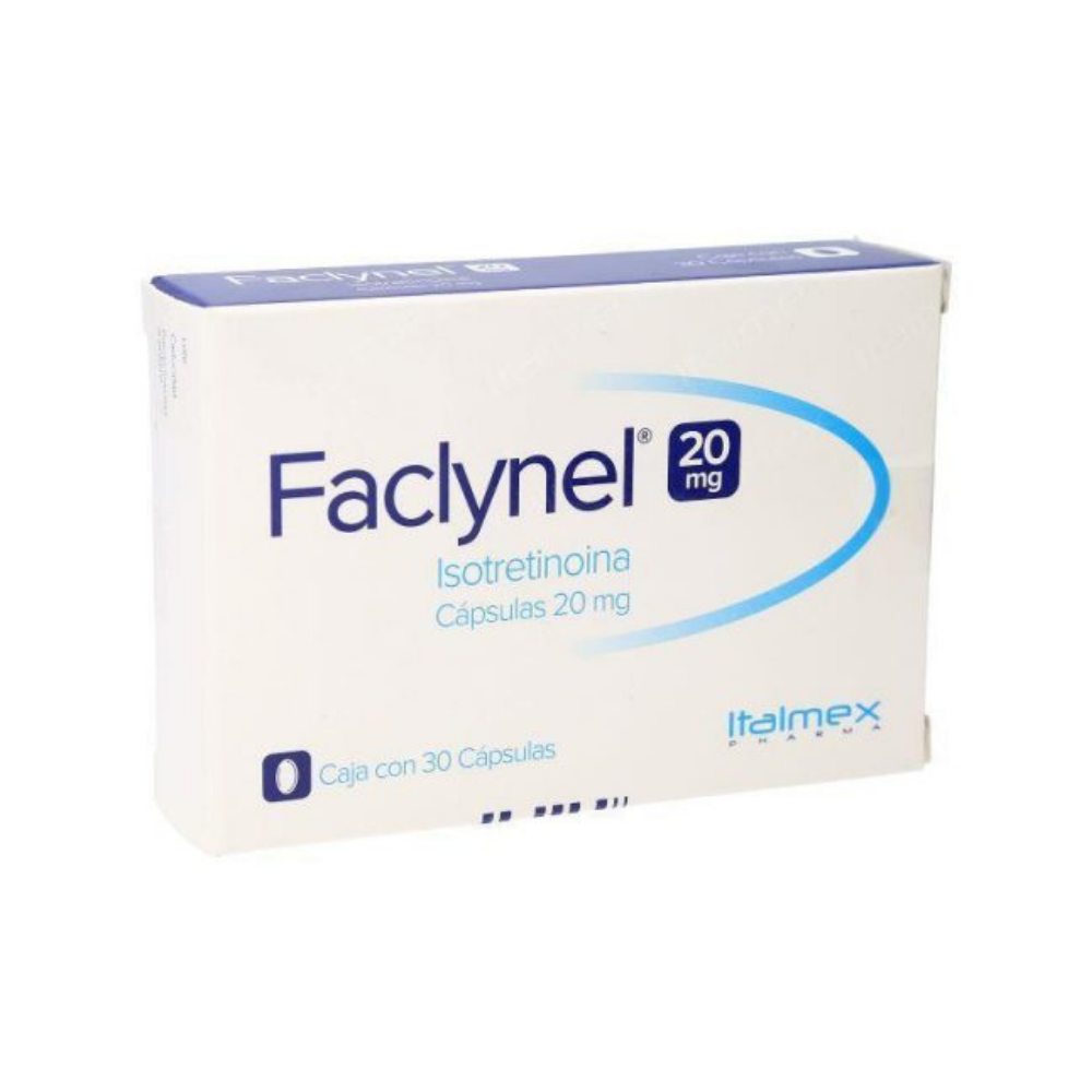 FACLYNEL 20MG C/30CAPSULAS (ISOTRETINOINA) | Farma Derma Focal