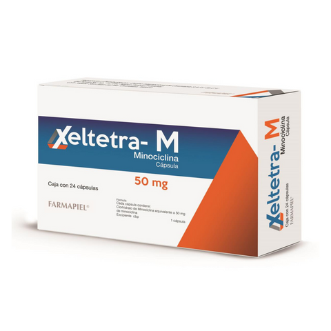 XELTETRA-M 50MG 24 CAPSULAS (MINOCICLINA)