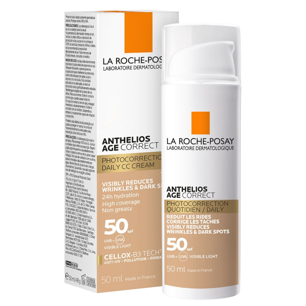 ANTHELIOS AGE-CORRECT FPS50 CON COLOR 50ML